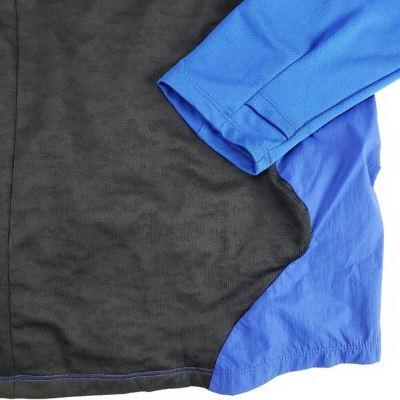 Nike Dri-Fit Wild Run Jacket Mens XL Black Half Zip Graphic Lightweight 90s Top - Picture 8 of 12